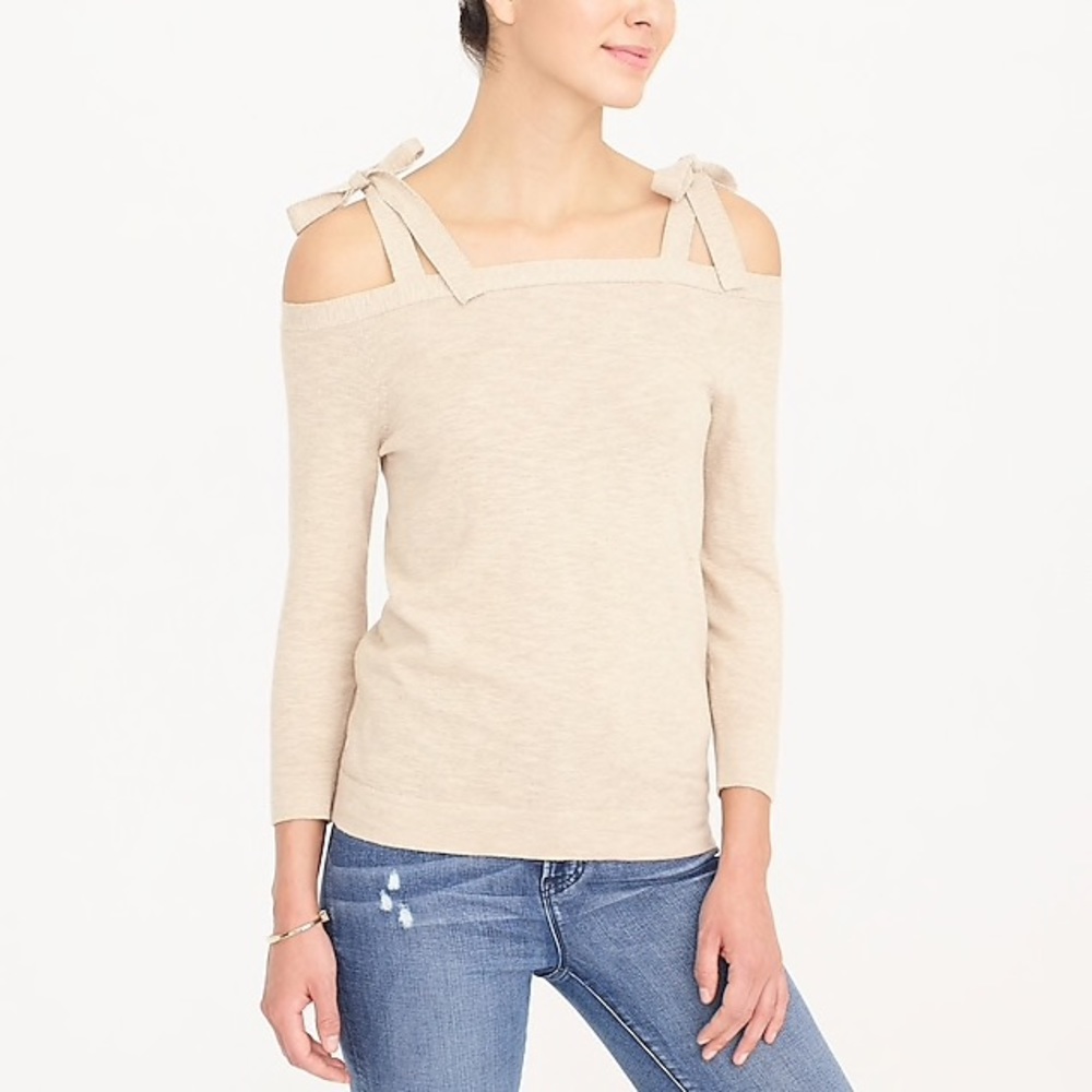 J. Crew Tie Could Shoulder Sweater